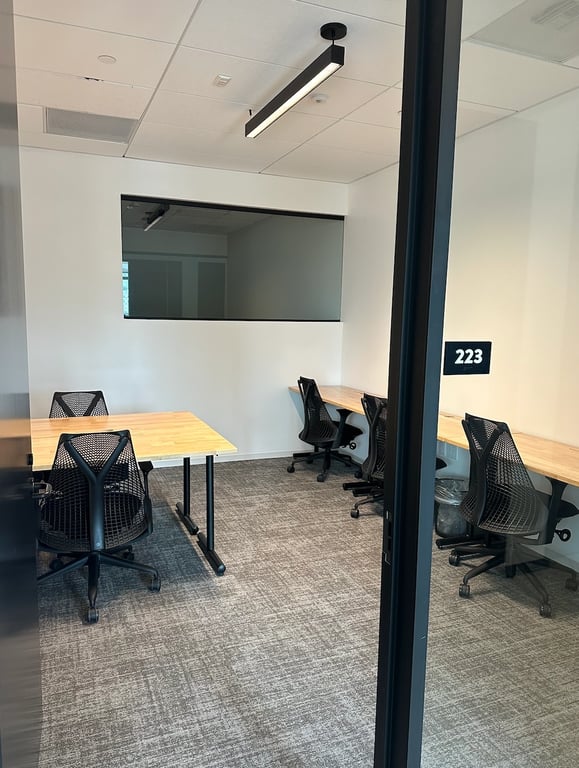 An interior shot of Office 223