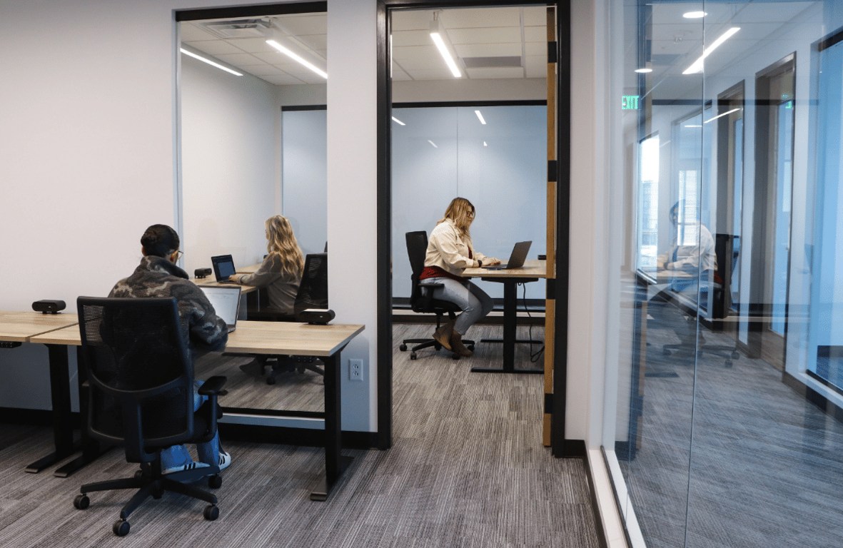 An interior shot of e|spaces - Midtown