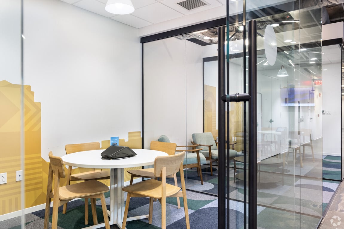 An interior shot of Wells Huddle Room