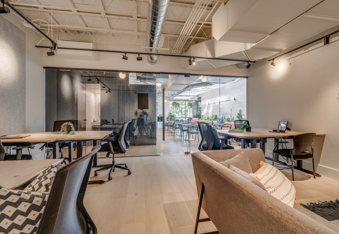 An interior shot of Large Private Office