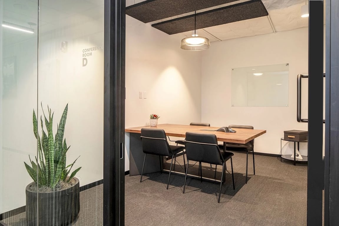 An interior shot of Conference D