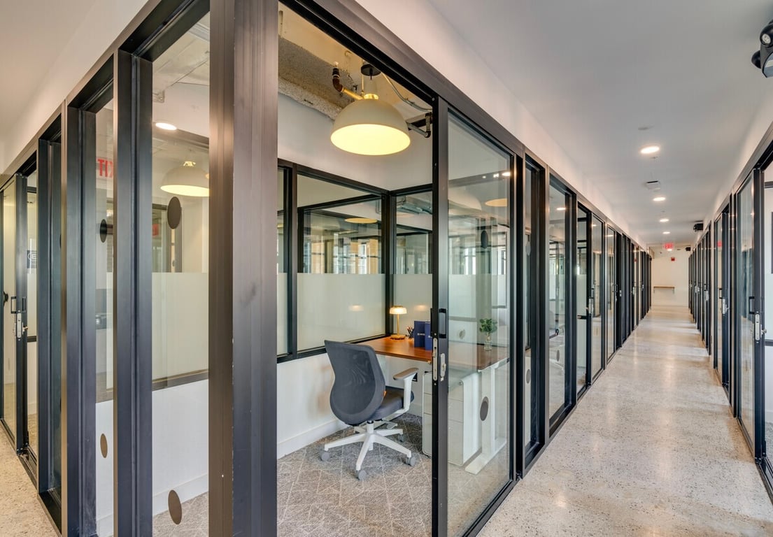 An interior shot of Private Office 9
