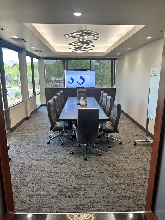 An interior shot of Preserve Boardroom