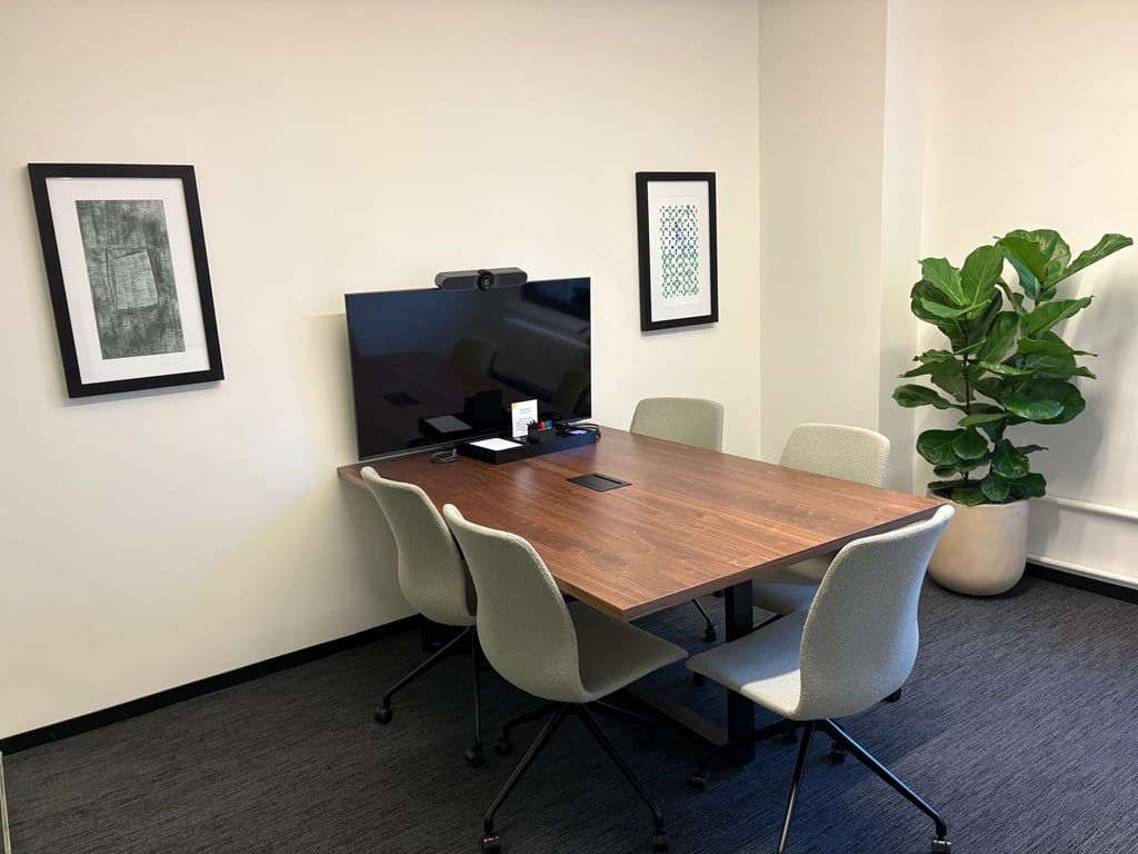 An interior shot of Conference Room 21 - B