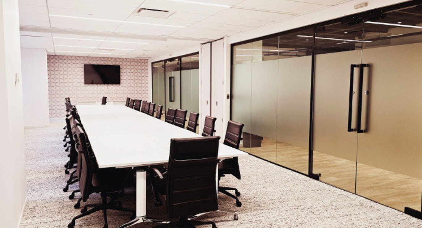 An interior shot of Large Conference Room