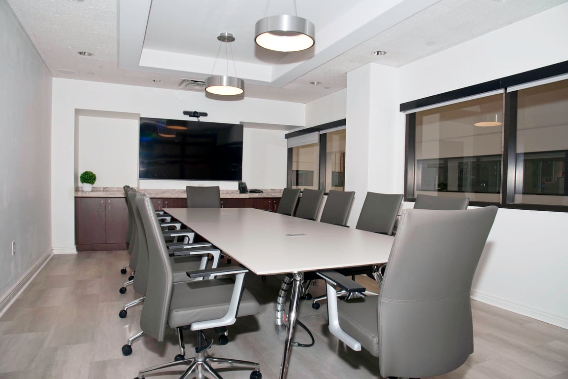 An interior shot of Boardroom