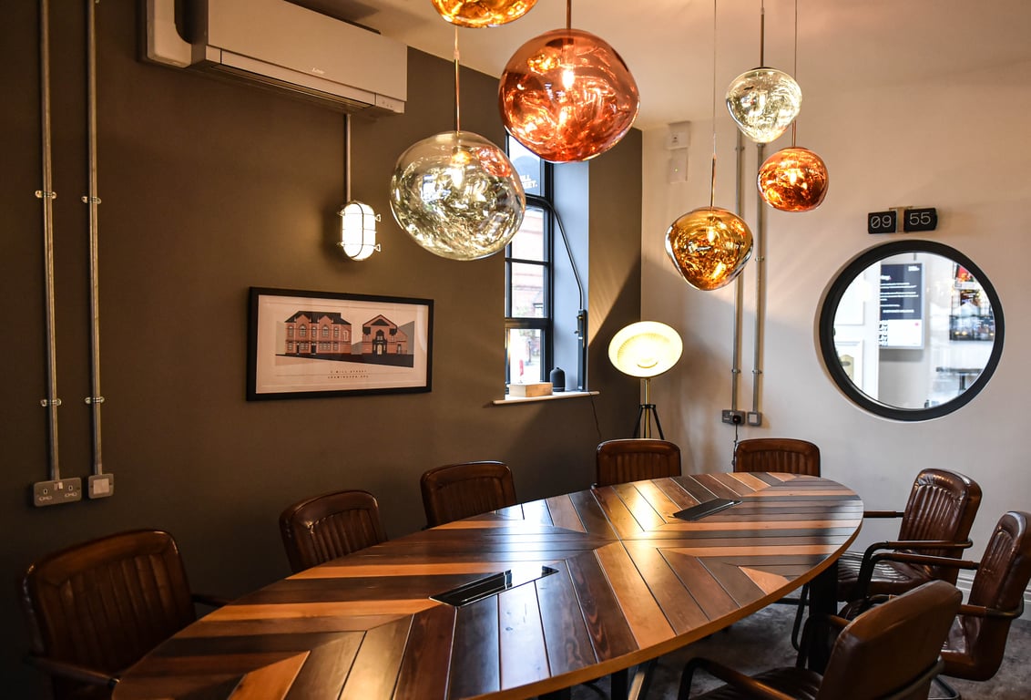 An interior shot of 10 person Meeting Room