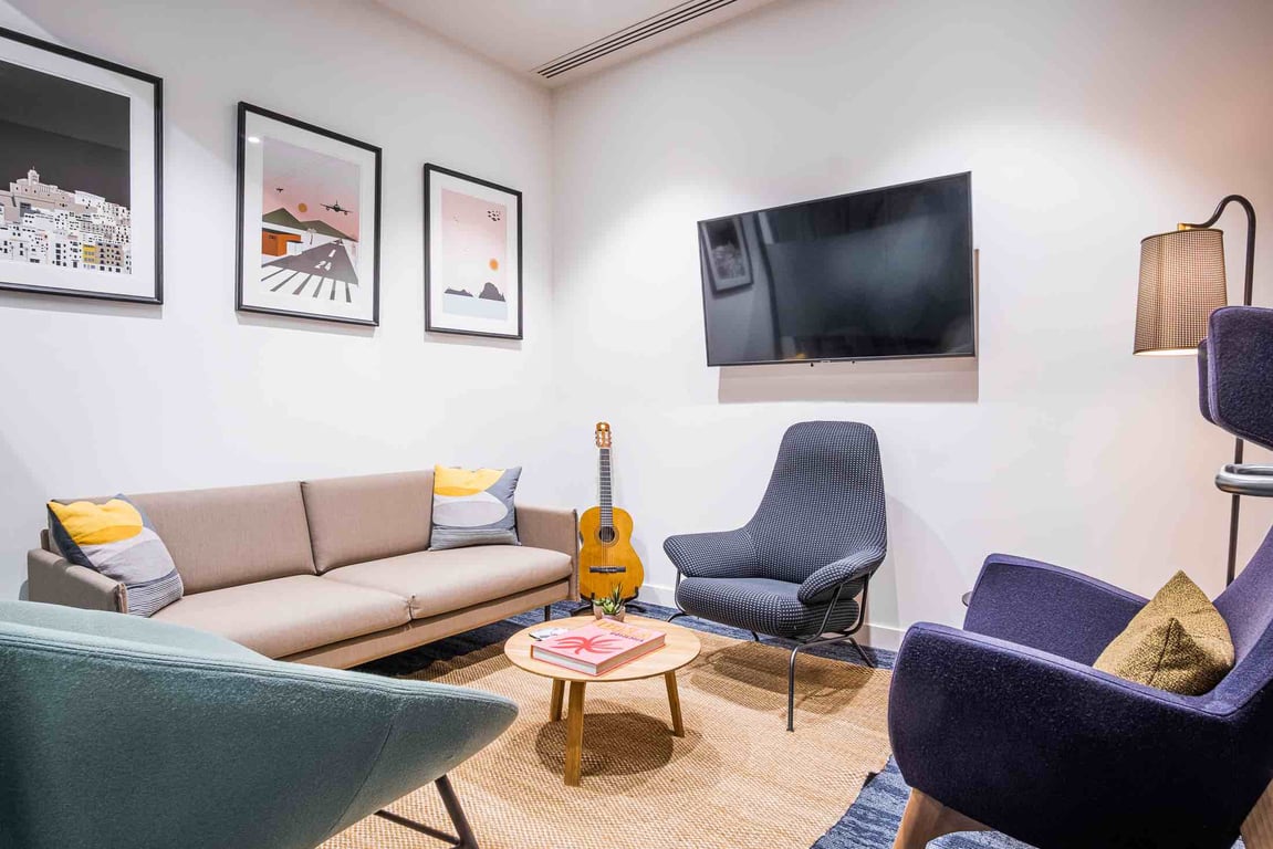 An interior shot of The Ibiza Room