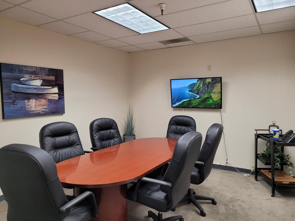 An interior shot of Redwood Conf Room