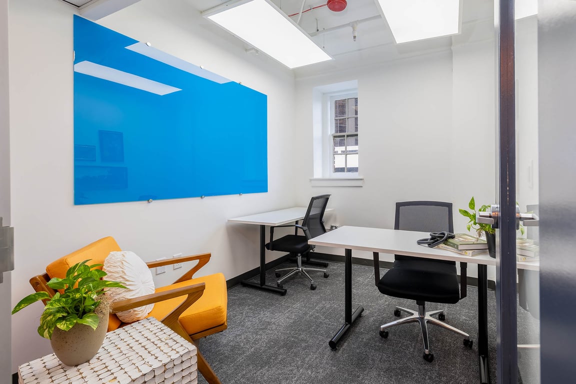 An interior shot of Private Day Office
