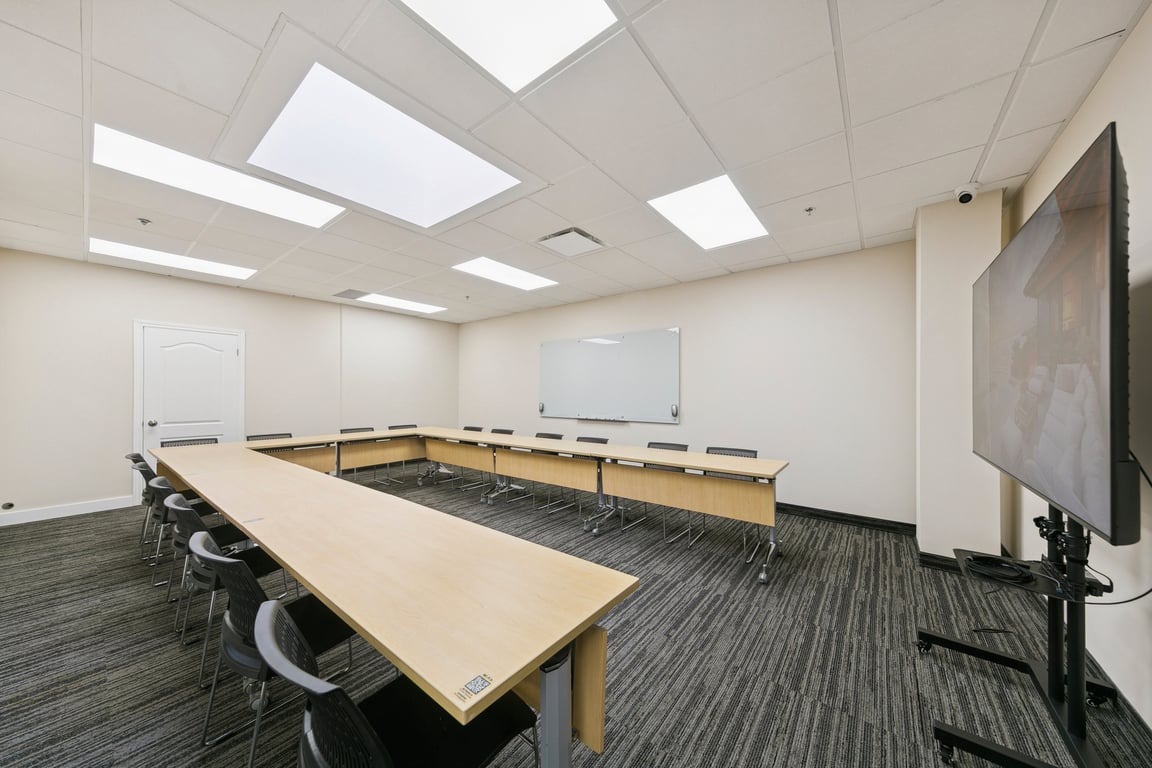 An interior shot of 20 Person Conference Room