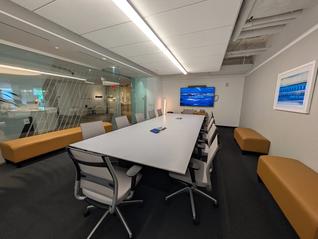 An interior shot of Industrious - Clarendon