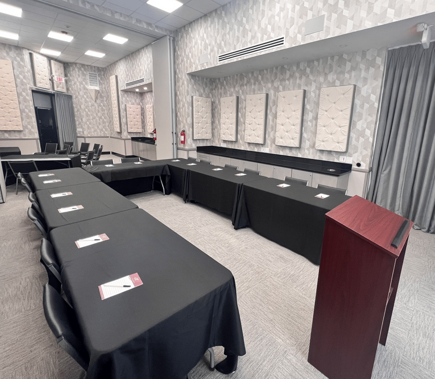 An interior shot of Conference Room A+B