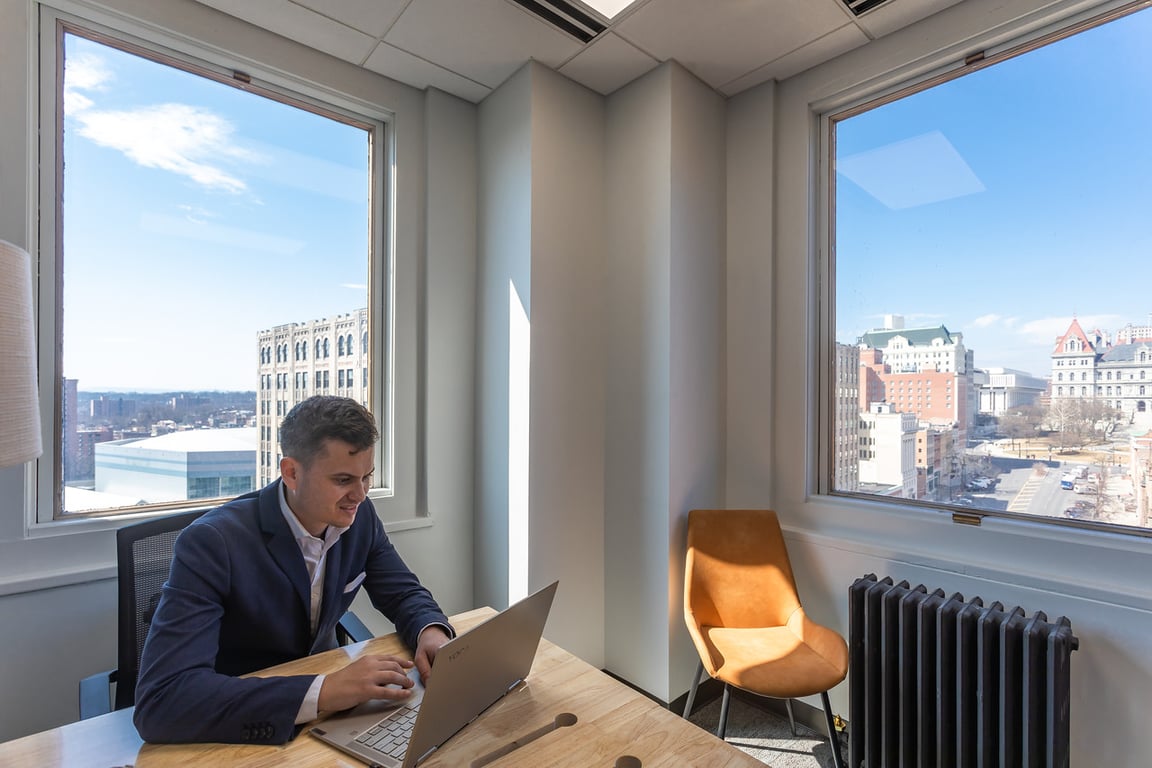 An interior shot of Private Day Office