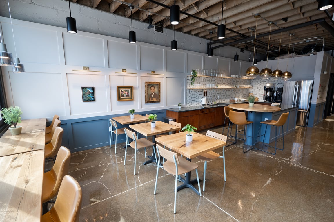 An interior shot of COhatch - Carmel