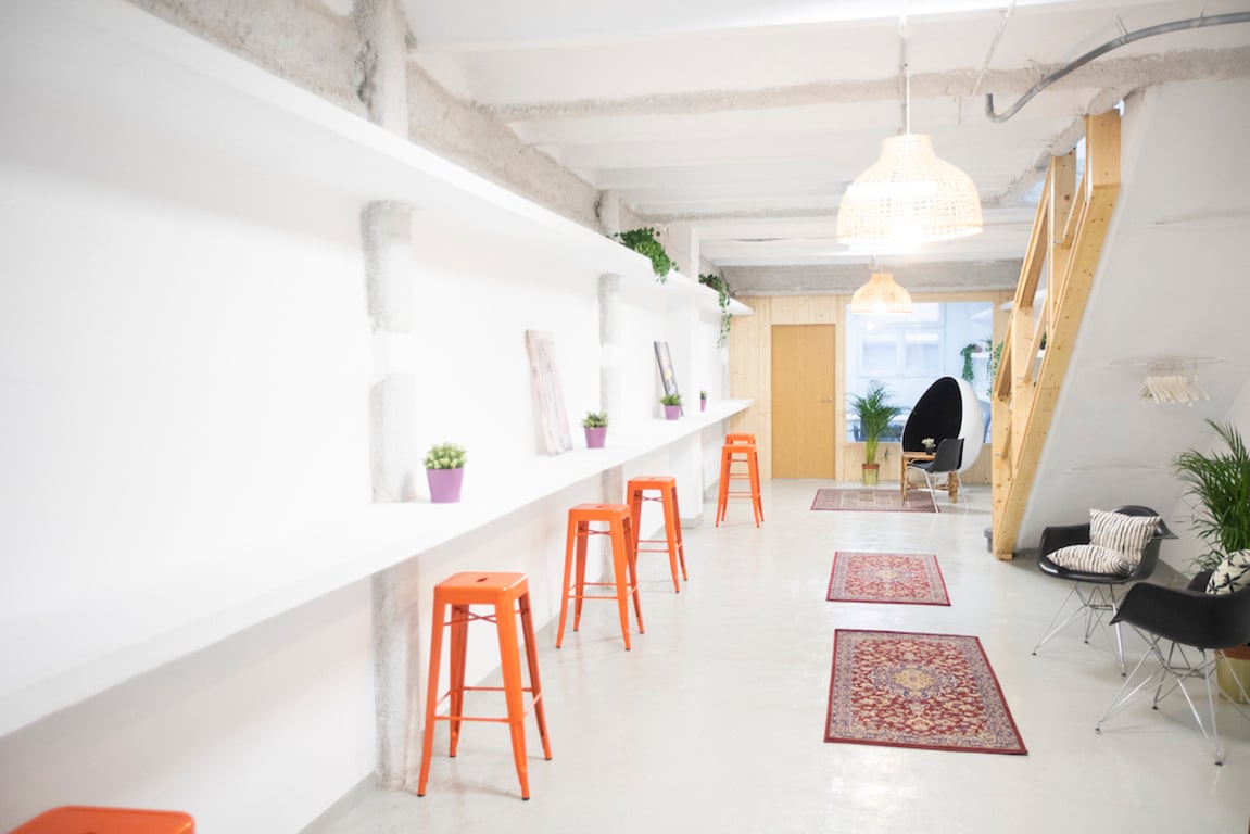 An interior shot of CREC Coworking - Gracia