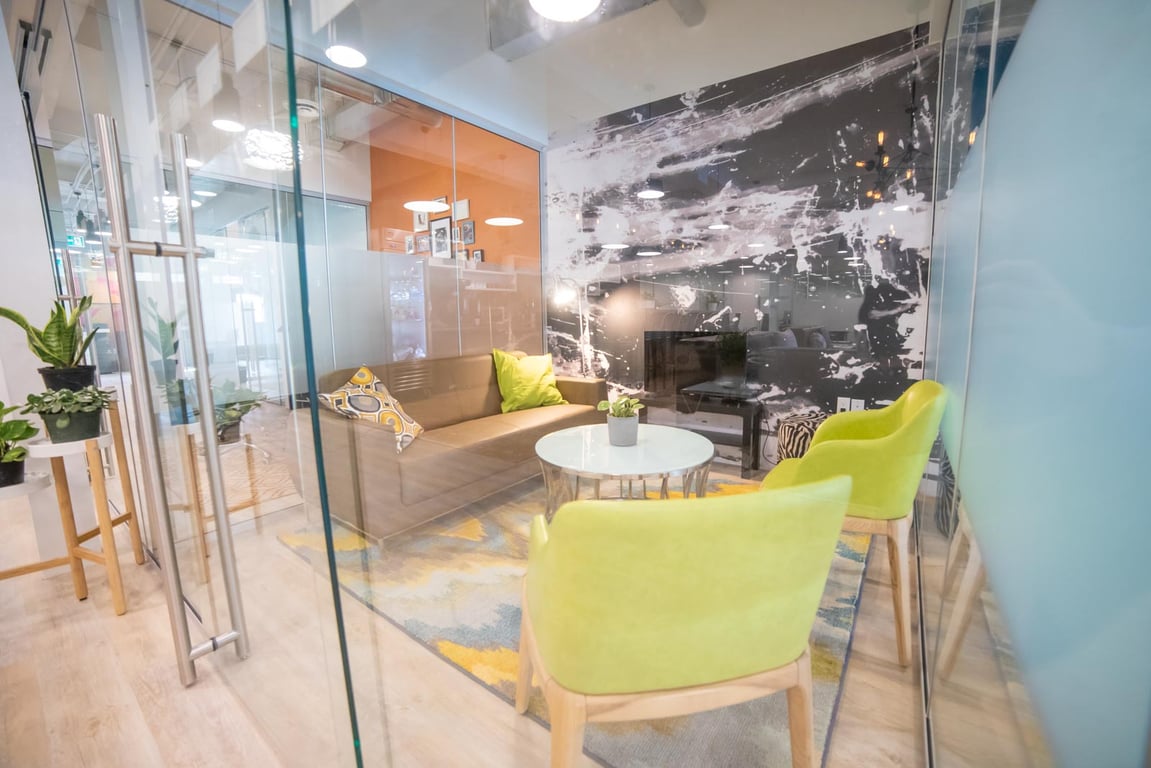 An interior shot of Small Meeting Room A