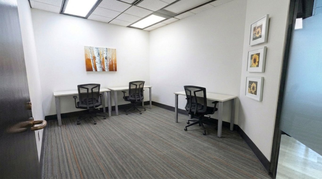 An interior shot of #29 Private Insulated Office for 4