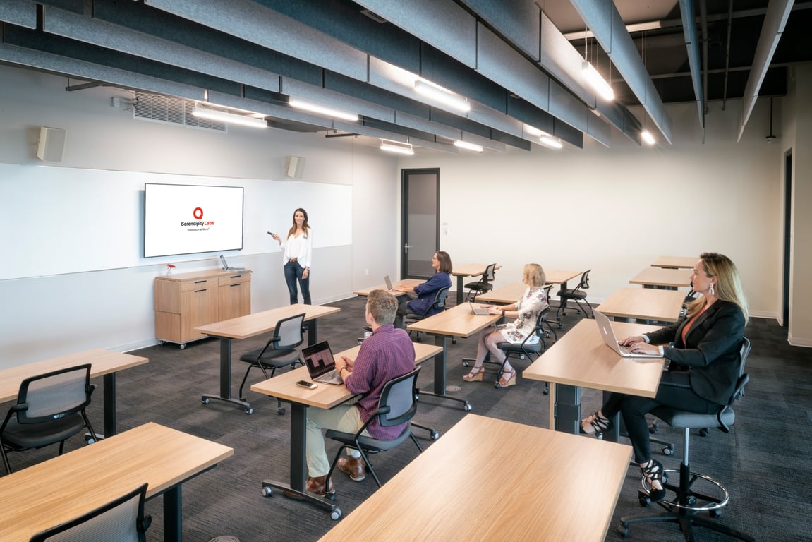 An interior shot of Atlas Ideation Studio
