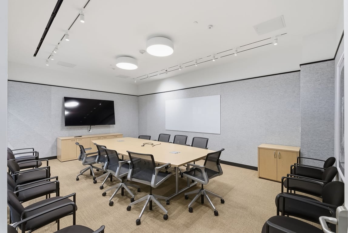An interior shot of Conference Room 1