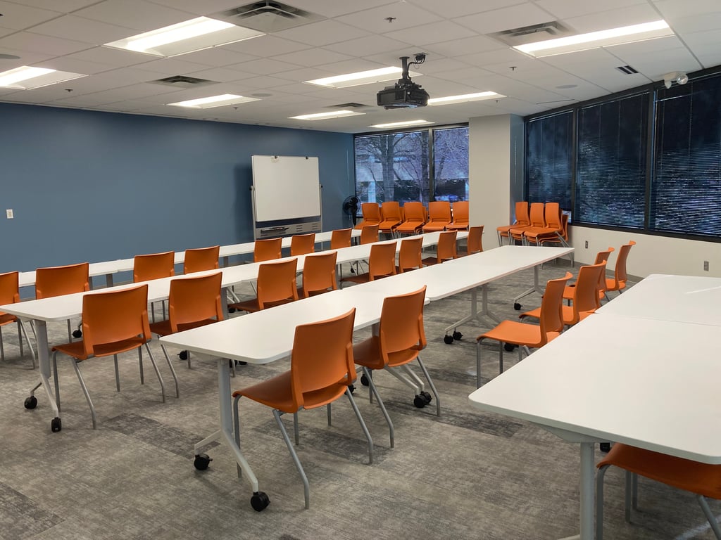 An interior shot of St. Paul Training Room