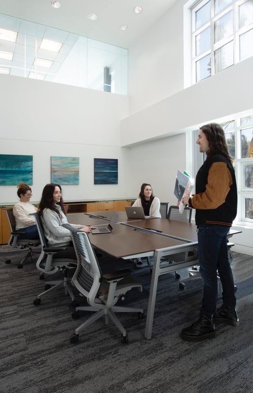 An interior shot of Large Conference Room