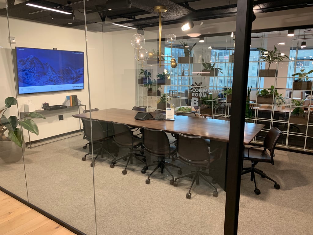 An interior shot of Conference B