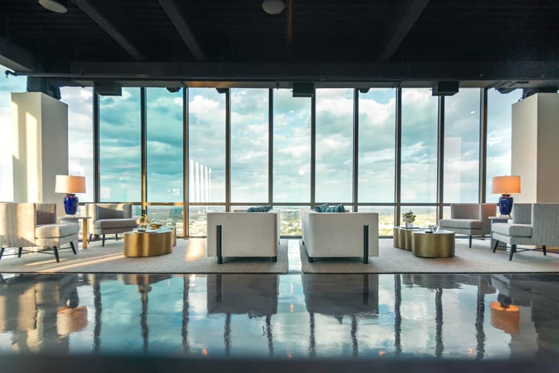 An interior shot of Flex at The Gild