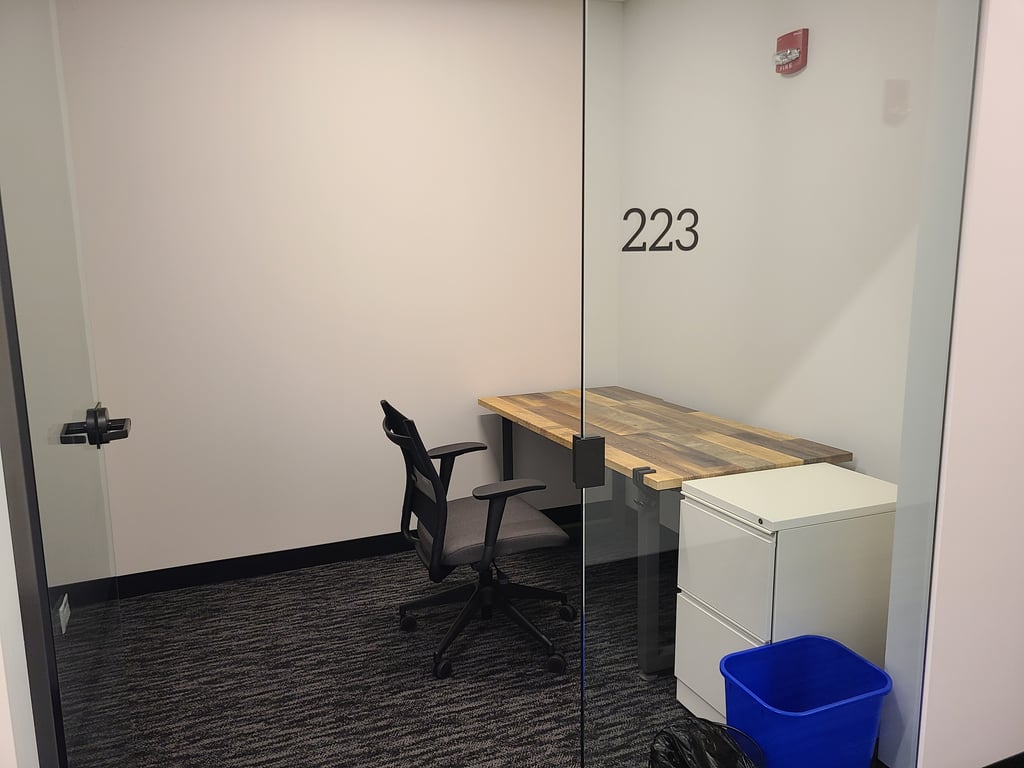 An interior shot of Day Desk