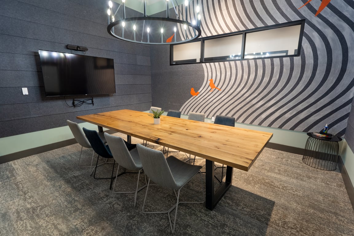 An interior shot of Jailbird Room