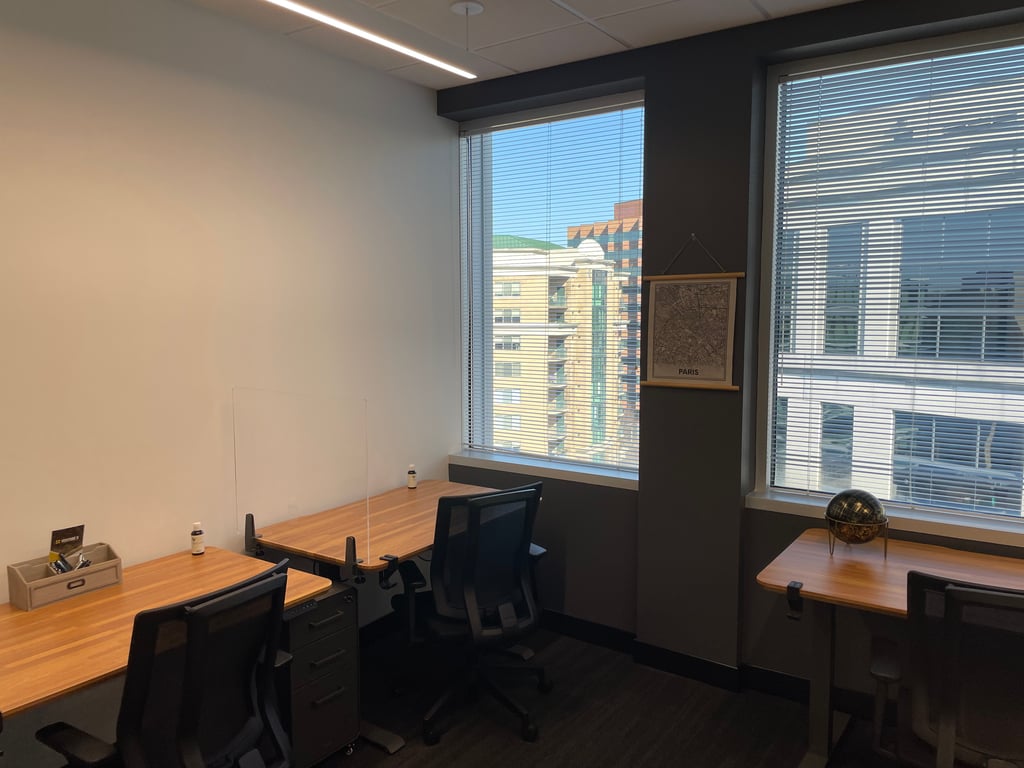 An interior shot of 3-Person Private Office DAY PASS