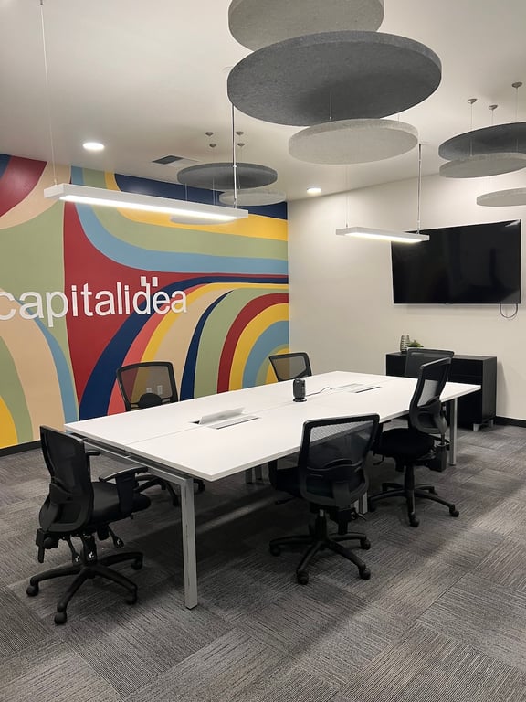 An interior shot of Capital Idea Conference Room