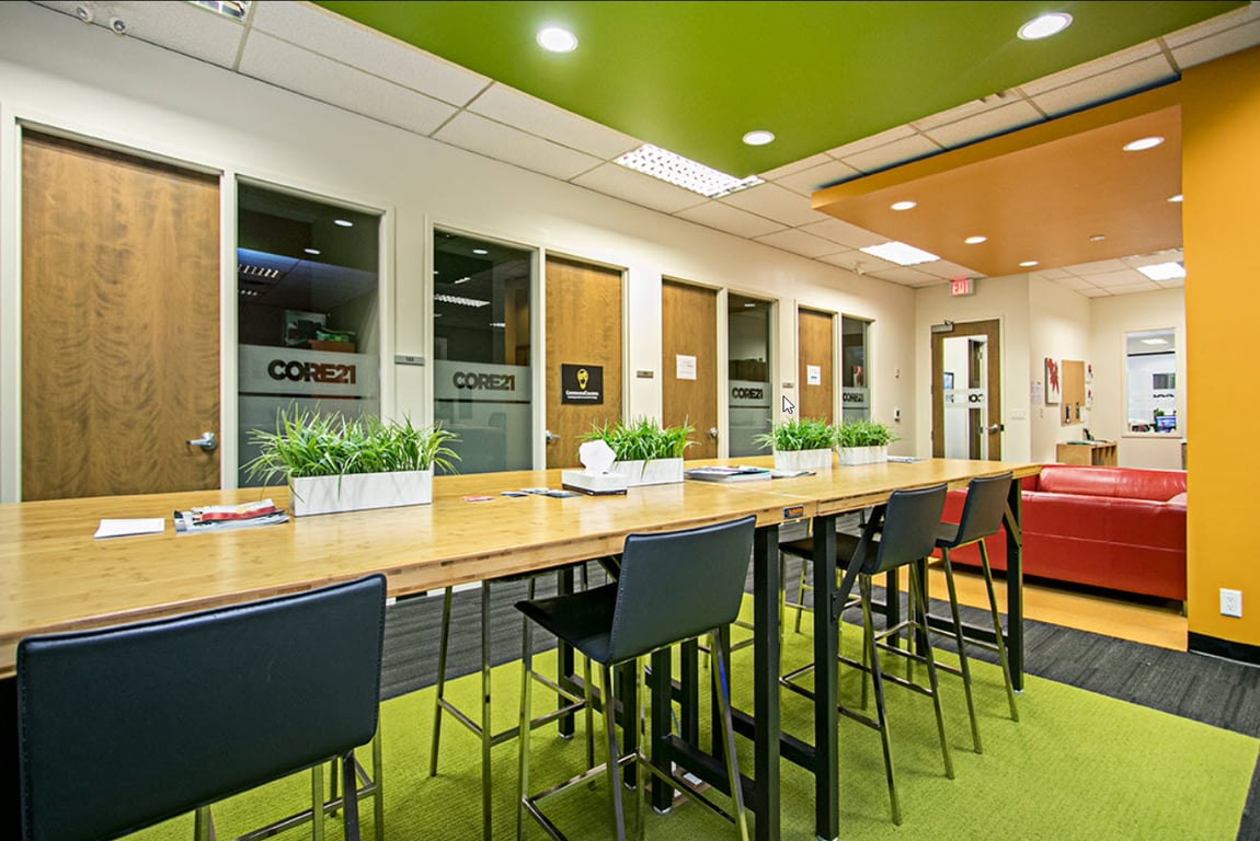 An interior shot of CORE21