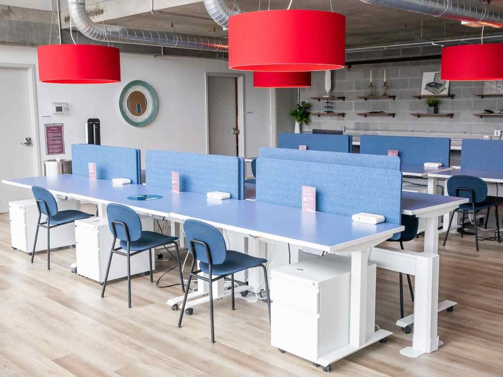 An interior shot of NASH Dock Desk 2