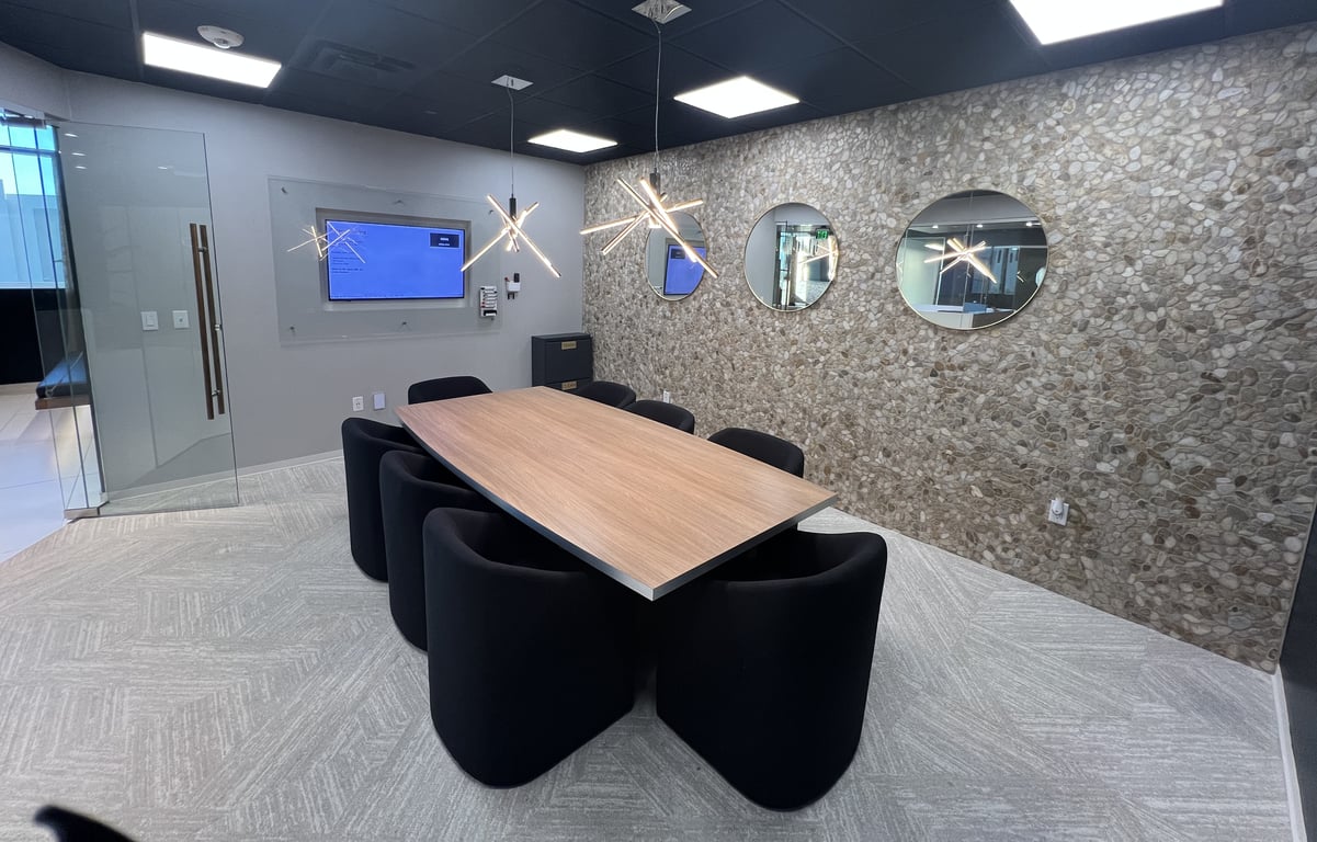 An interior shot of The Becket Boardroom