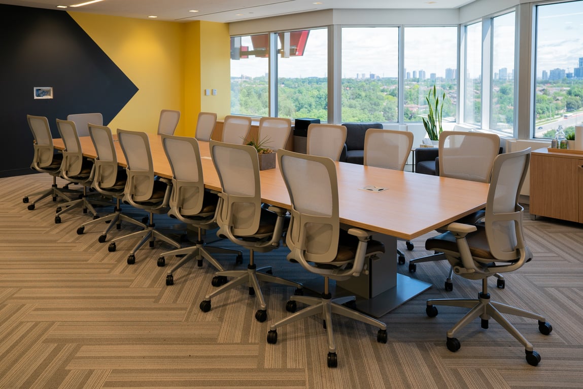 An interior shot of Large Meeting Room