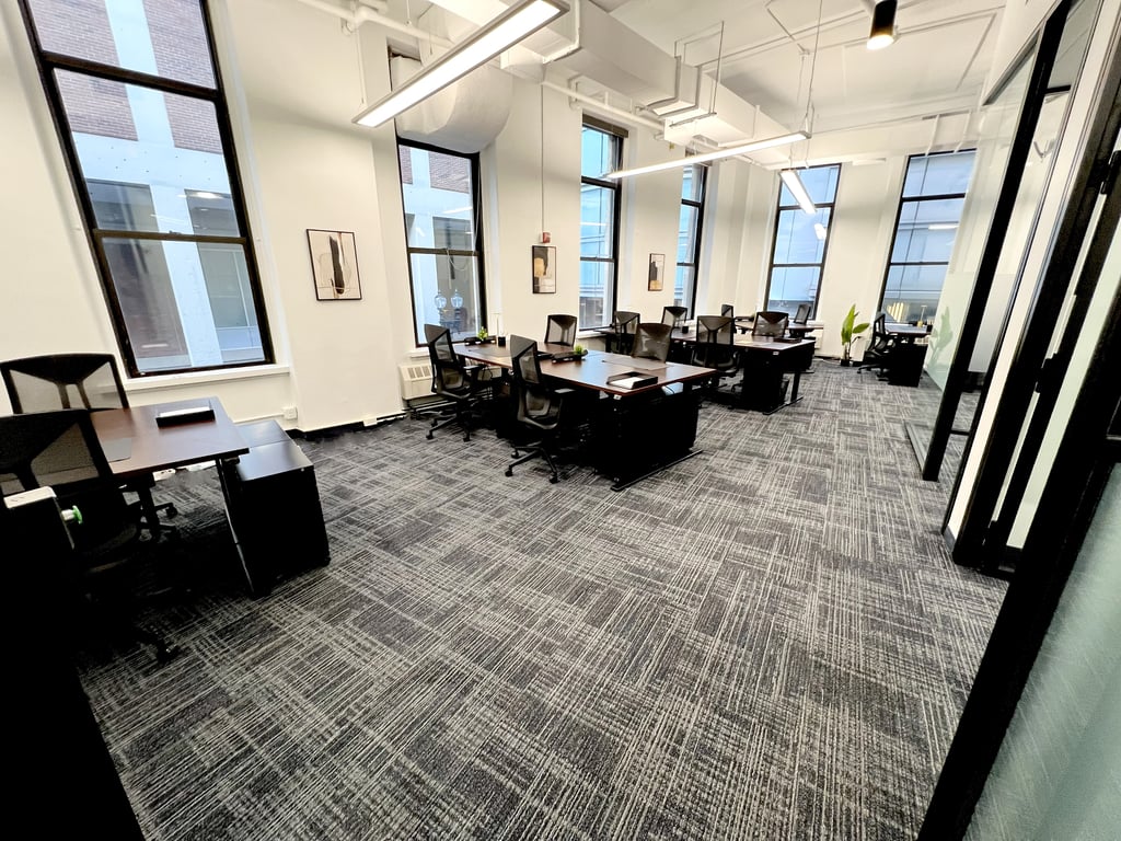 An interior shot of Team Suite for 20 People