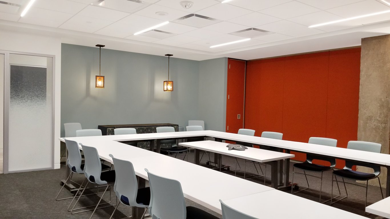An interior shot of The Shepherd Training Room