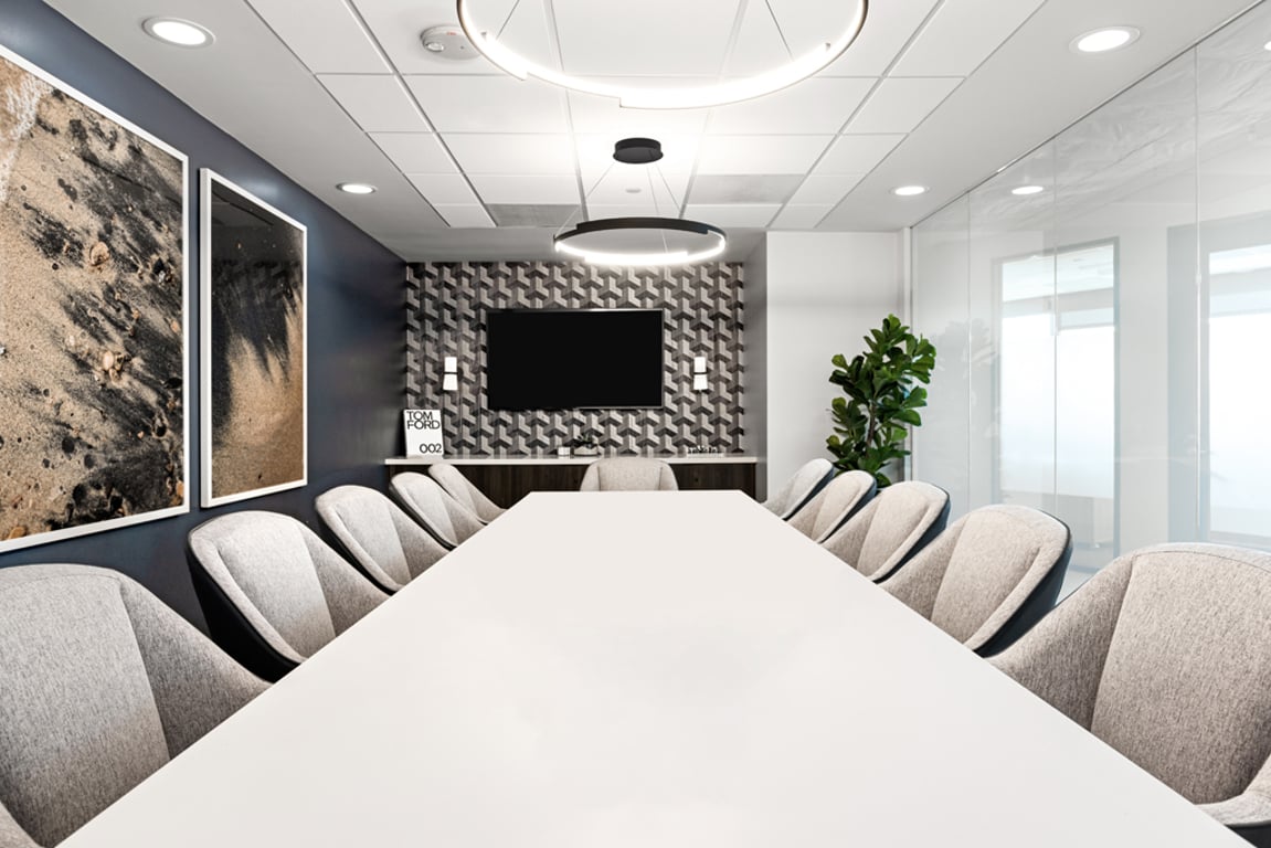 An interior shot of 16 Person Meeting Room