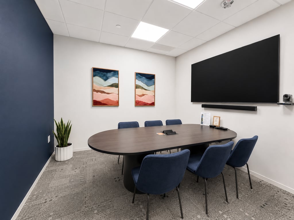 An interior shot of Jade Conference room