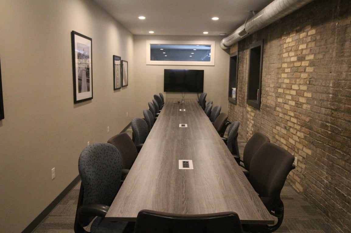 An interior shot of 20 Person Conference Room