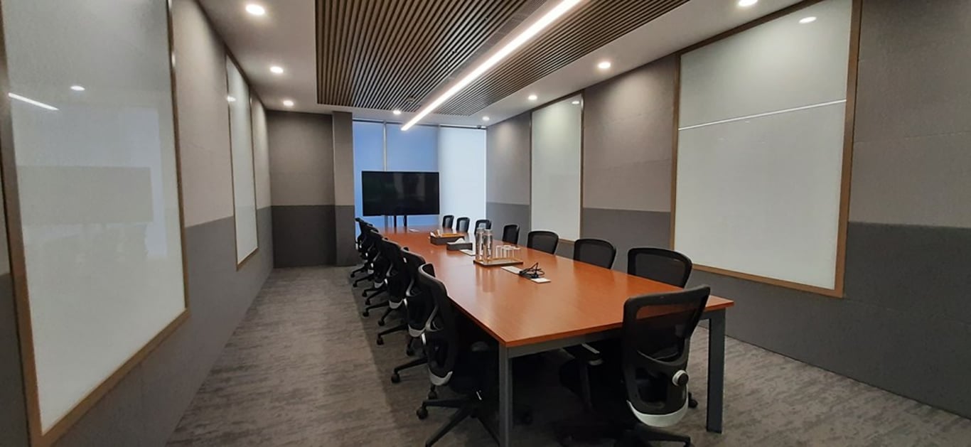 An interior shot of Boardroom