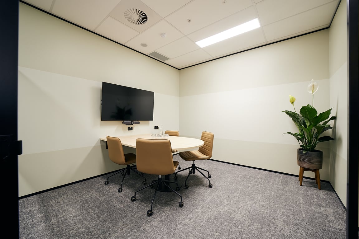 An interior shot of Meeting Room 2 - 4 person