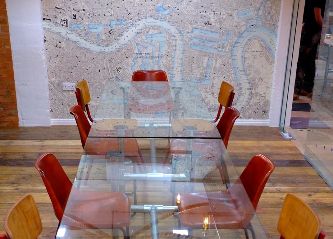 An interior shot of The Map Room