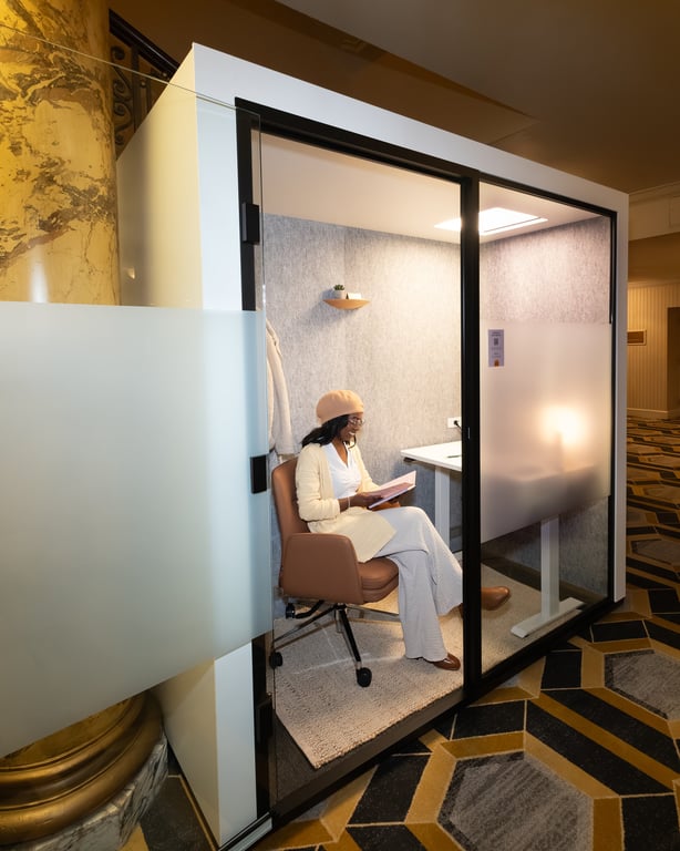 An interior shot of Pod 2 - Squire