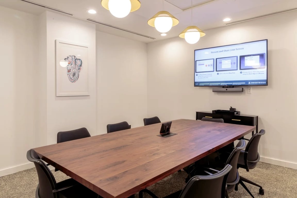An interior shot of Conf Room J