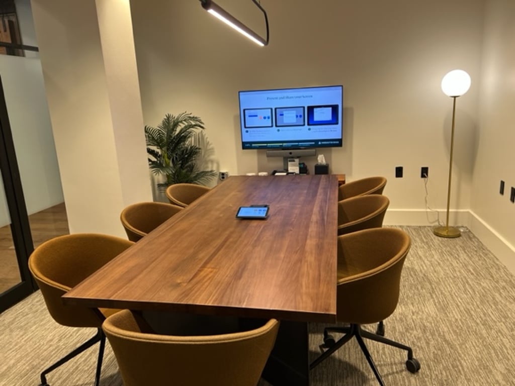 An interior shot of Conference 1-D