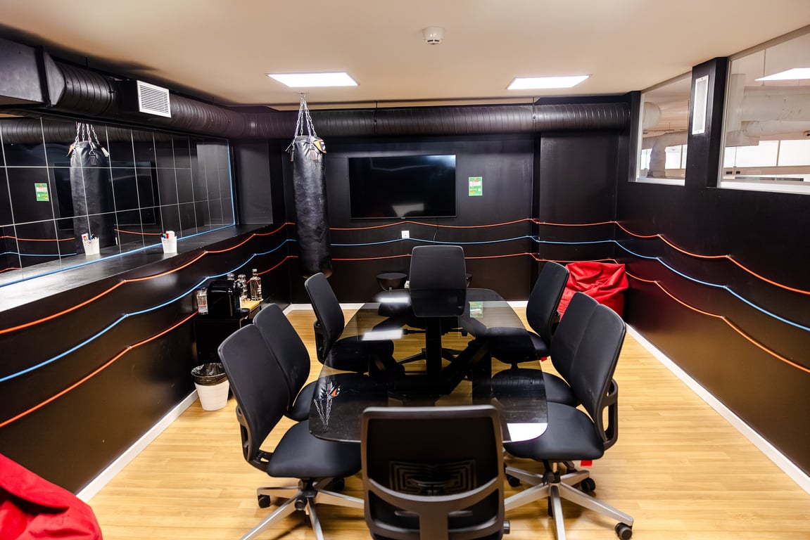 An interior shot of Boxing Room