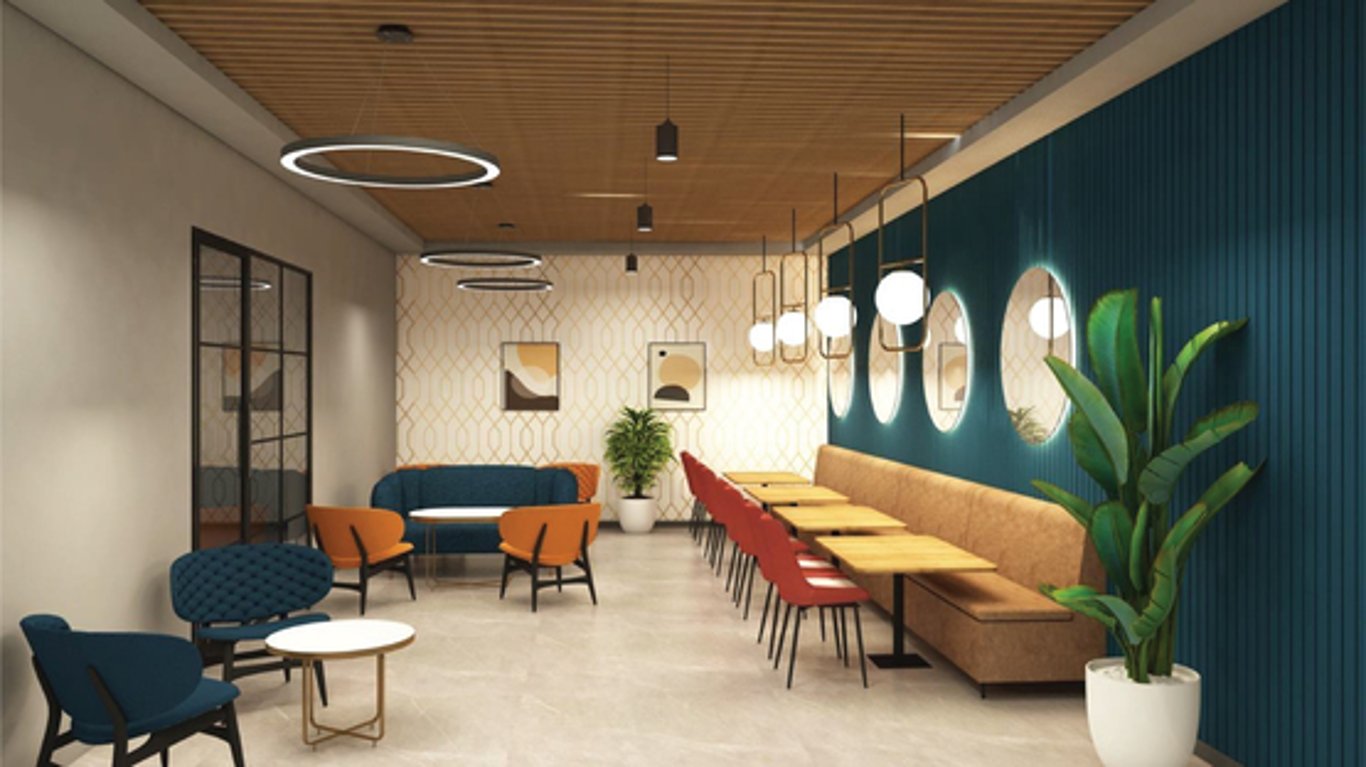 An interior shot of Awfis - Residency Square