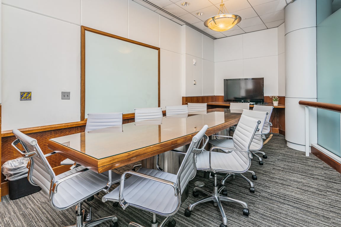 An interior shot of King Peak Boardroom